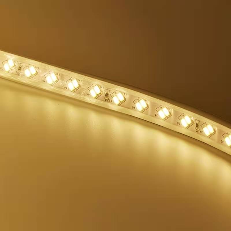 欧普同款led灯带双排客厅吊顶户外防水工程灯带贴片彩色灯条三色