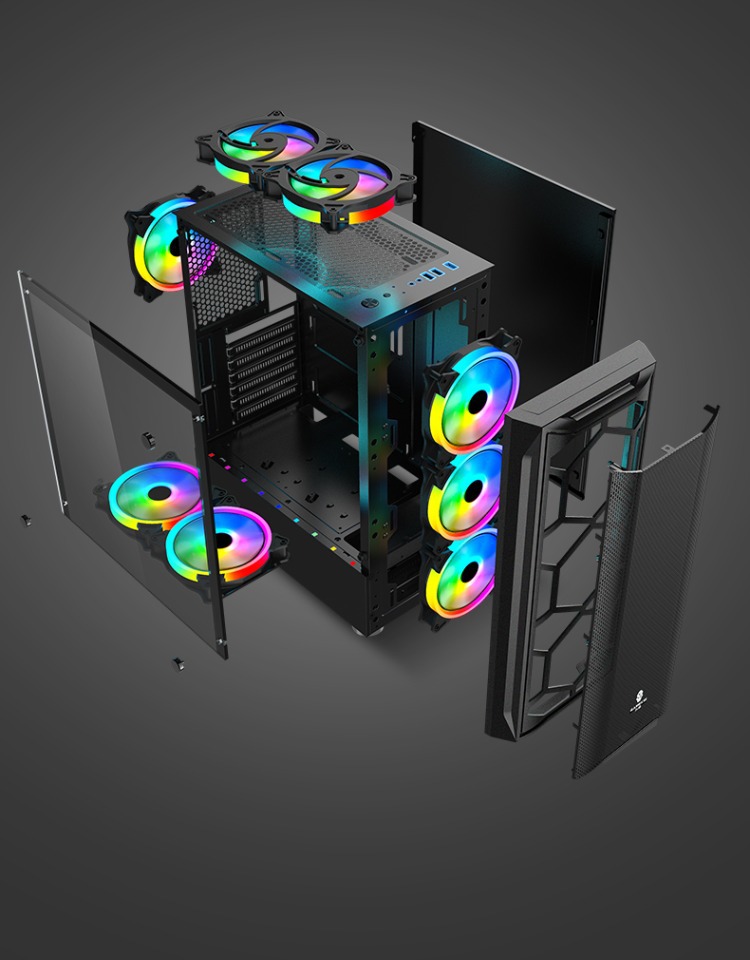 玩嘉电脑机箱120/240水冷安装/atx主板/家用网吧游戏主机diy电竞