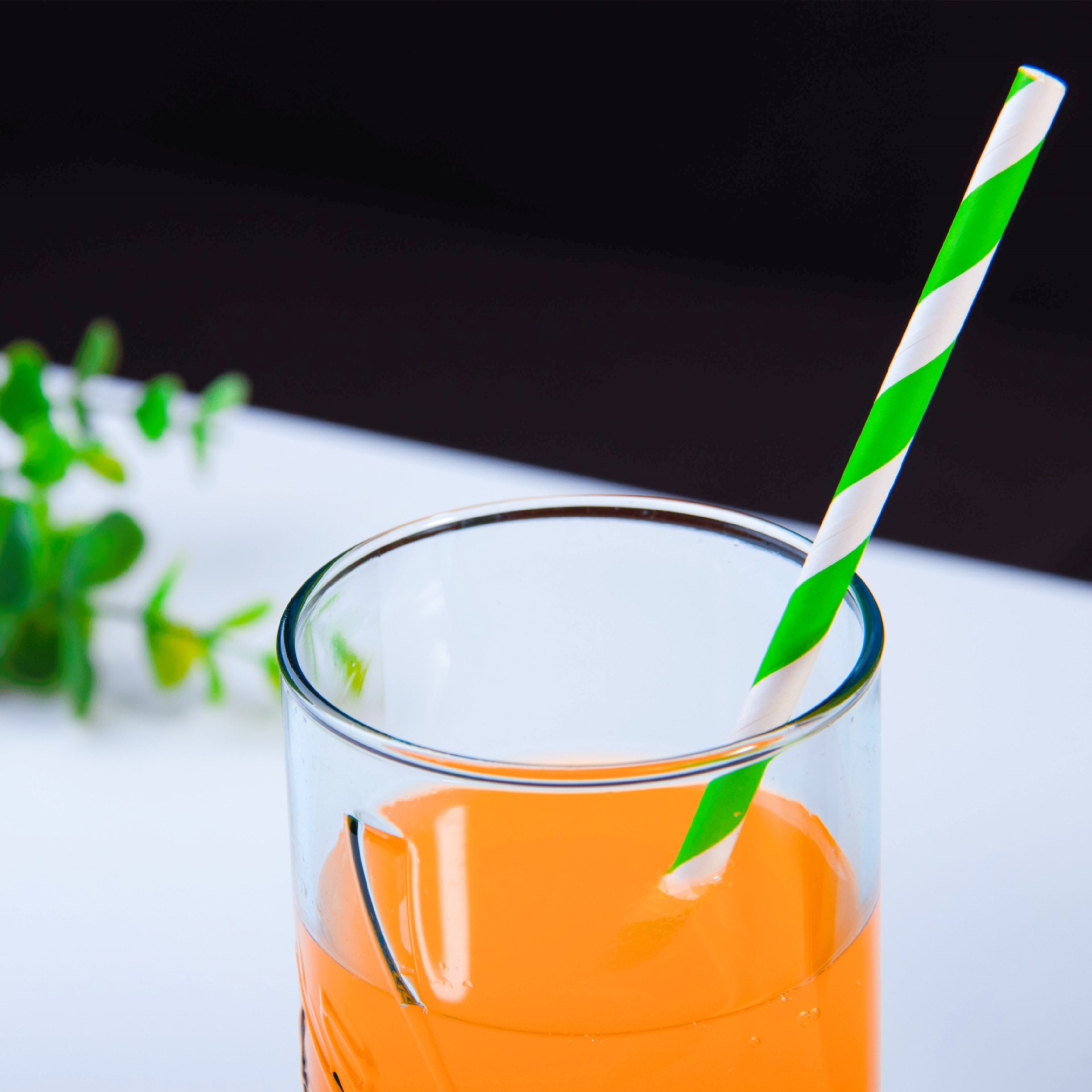 彩色纸吸管可降解 派对聚会装饰纸质吸管 珍珠奶茶一次性吸管定制