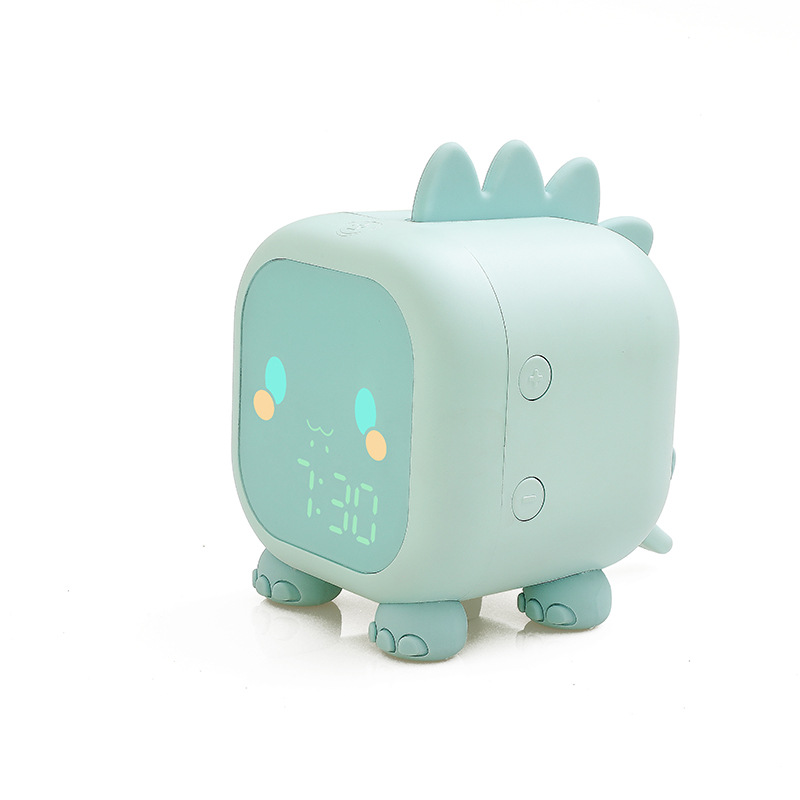 New Fun Dinosaur Alarm Clock Children's Intelligent Electronic Clock Multi-Functional Student Only Creative Time Reporting Little Alarm Clock