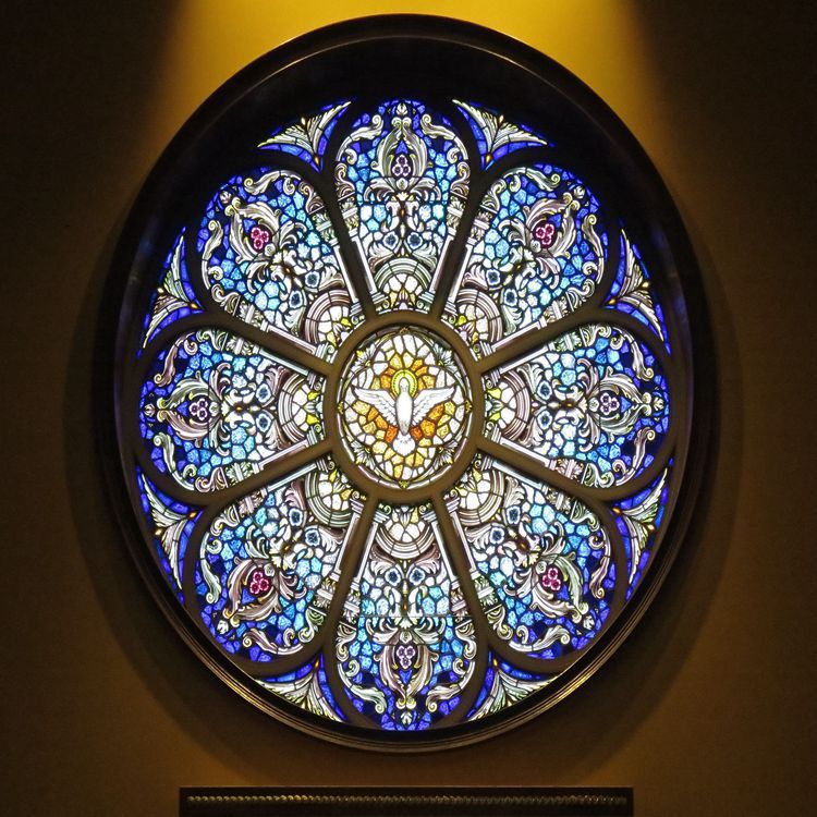 教堂玻璃艺术拼花彩色穹顶玻璃热熔工艺热销供应