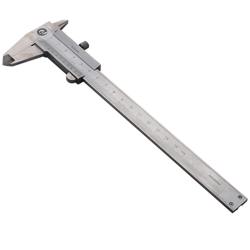 机械工人游标卡尺四用卡尺深度尺整体闭合式卡尺一体式机械卡尺