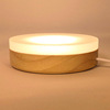 Wooden Night light Bedside Acrylic LED Warm light Side table Atmosphere lamp USB5V Power supply low voltage DIY base