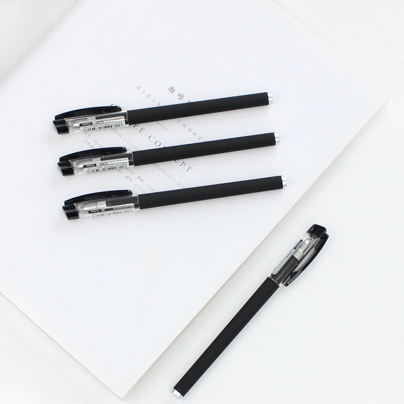 百通501型号中性笔考试全针管细笔划签字笔水性笔05mm办公笔