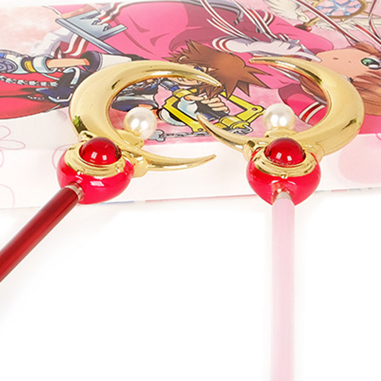 美少女战士变身器 月野兔月亮百变魔法小樱合金可伸缩魔法棒
