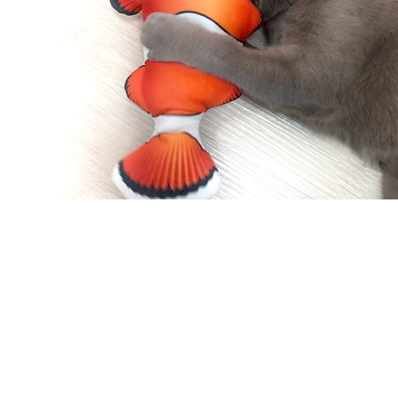 宠有引力跳跳鱼假鱼仿真会游动自动逗猫神器抖音电动会动的玩具鱼