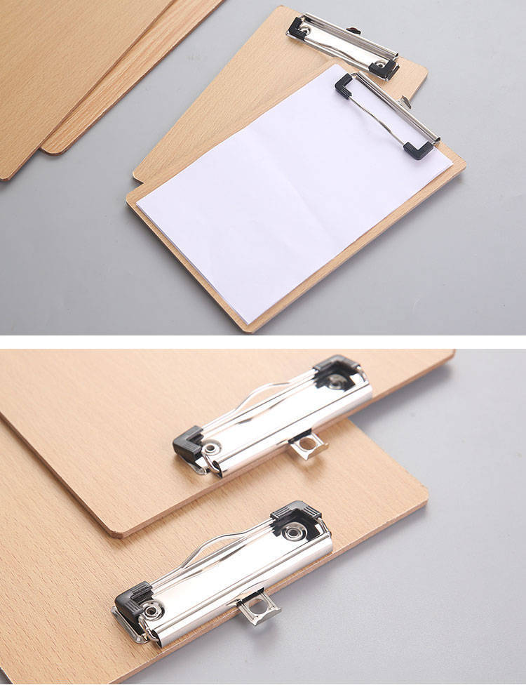 a4文件夹垫板加厚木质板夹 纸夹板办公文具办公资料用品写字板夹