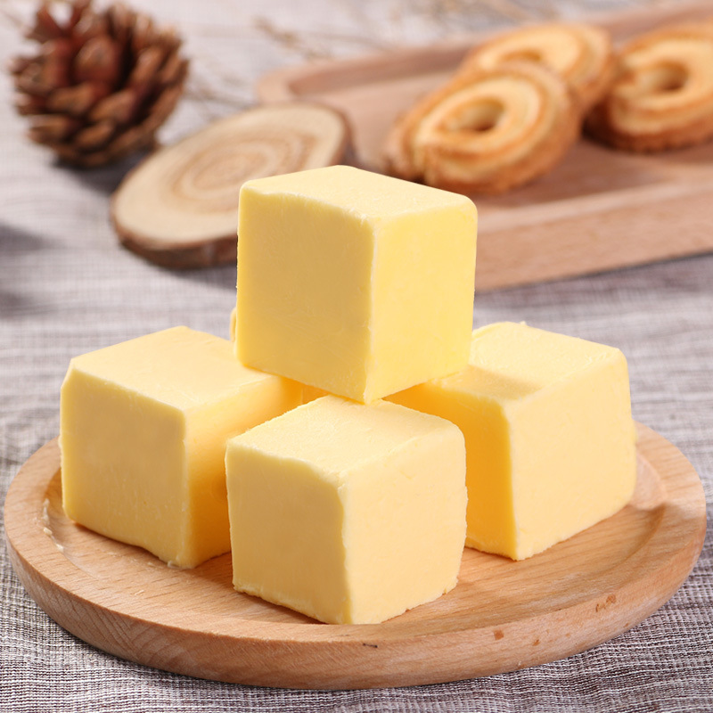 烘培无水酥油麦酥园无盐黄油食用家用做饼干曲奇烘焙原料500g