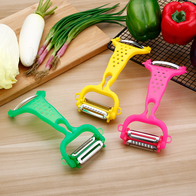 Three-in-One Peeling Artifact New Peeler Creative Potato Fruit Peeling Beam Knife Kitchen Gadget Products