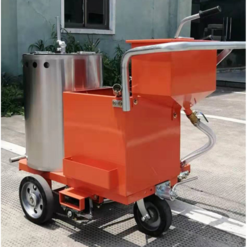 高速公路停车场专用热熔划线一体机 水泥地面标线机 热熔划线机