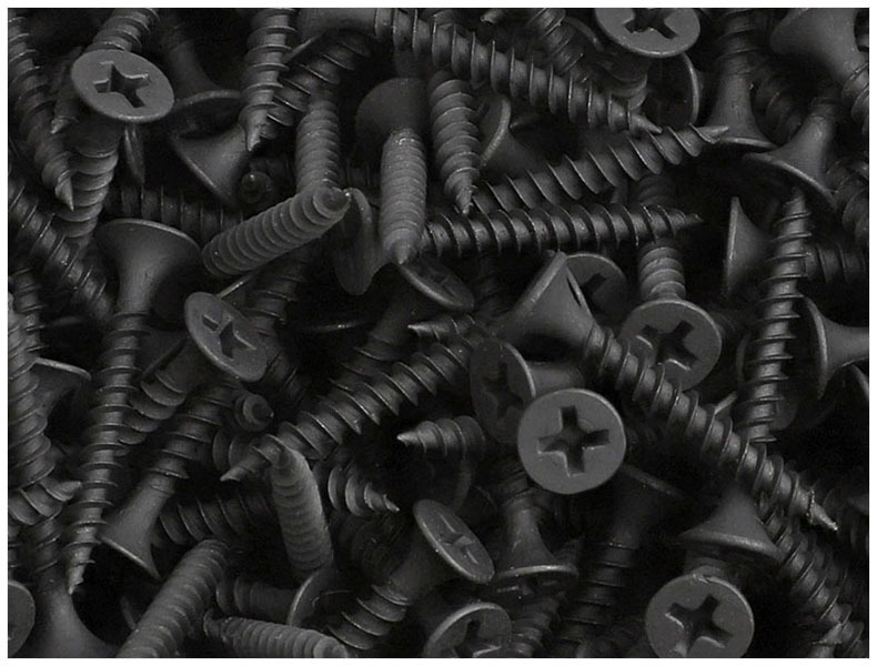 包邮高强度自攻钉干壁钉黑色十字沉头木工螺丝石膏板螺丝3.5散装