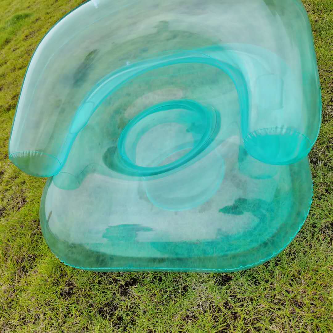 pvc透明沙发充气座椅单人促销礼品沙发