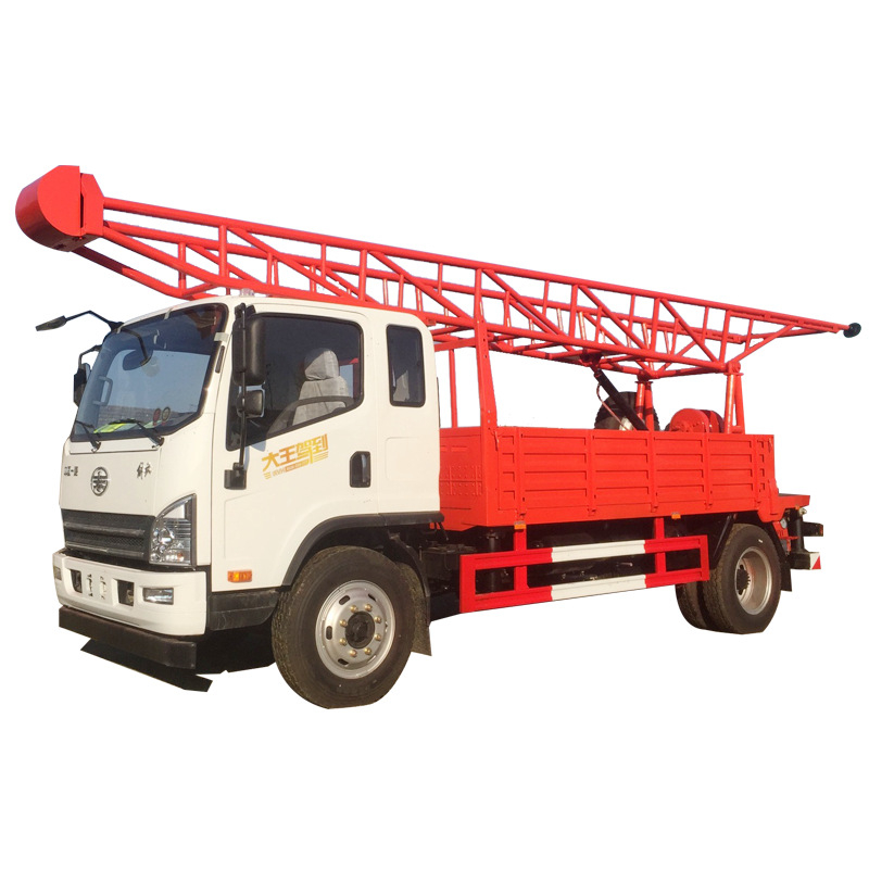 湖北随州力龙汽车钻机解放排半大马力地质勘测钻机生产厂家电话