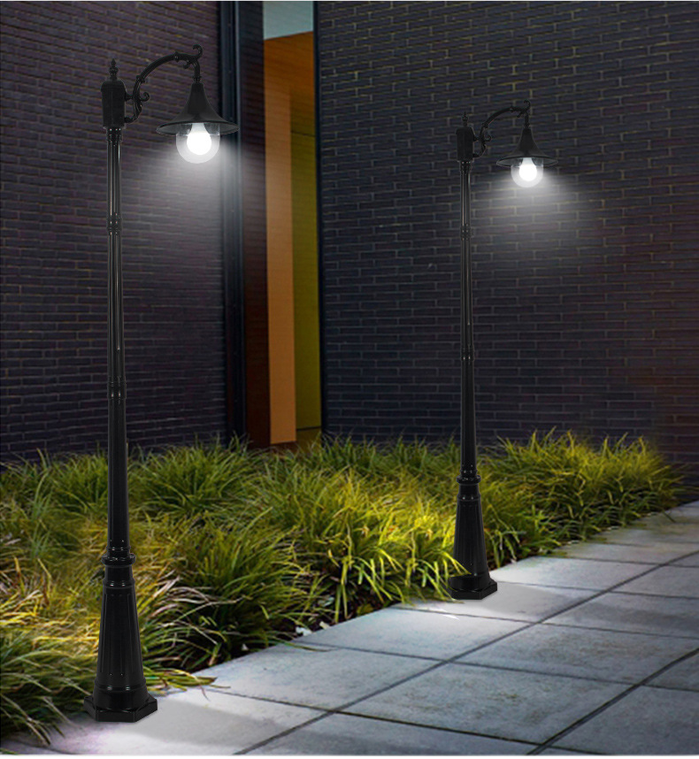 庭院路灯小区花园灯广场公园草坪灯户外高杆灯别墅园林道路景观灯