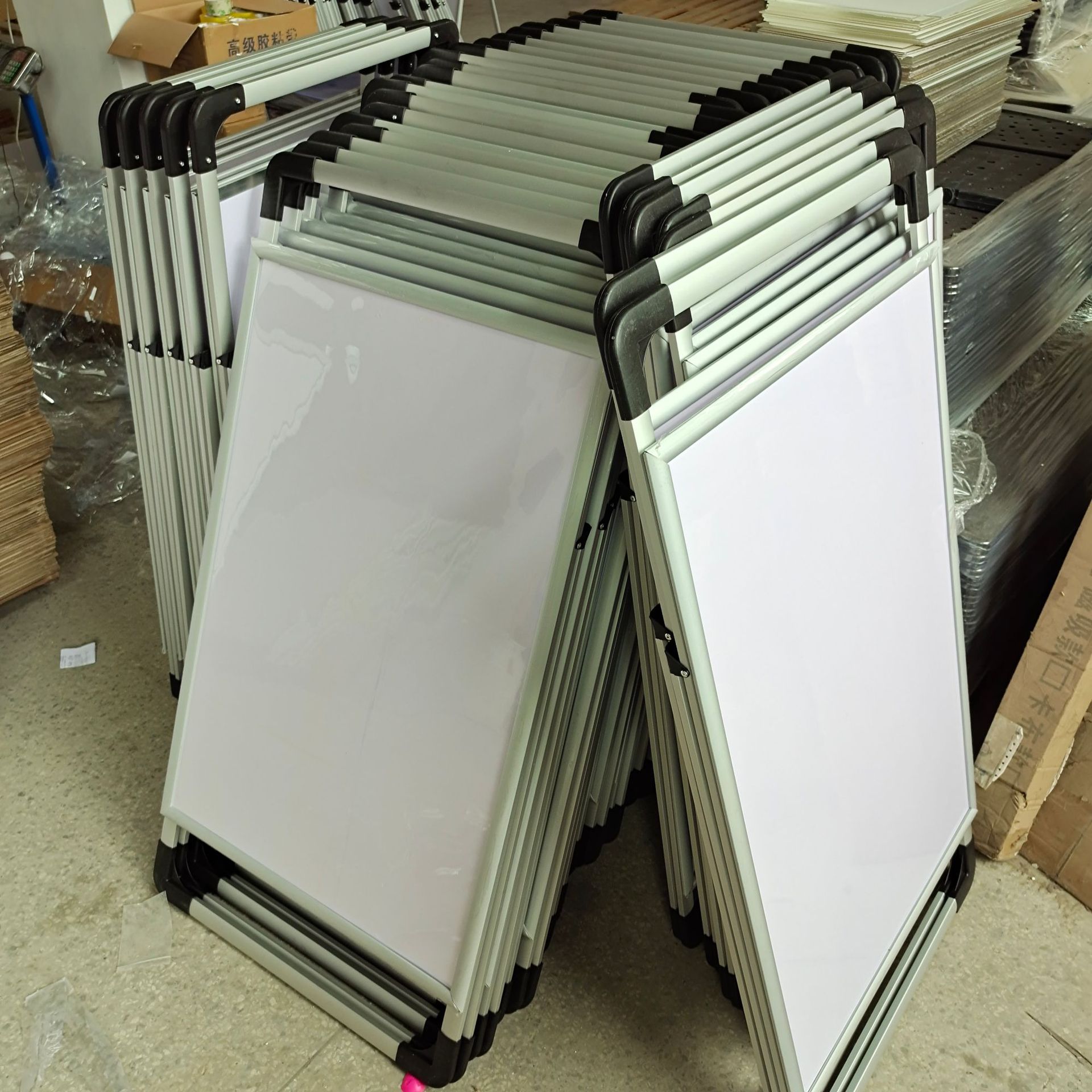 铝合金手提海报架定制尺寸规格加重产品定制高度双面多面定制颜色