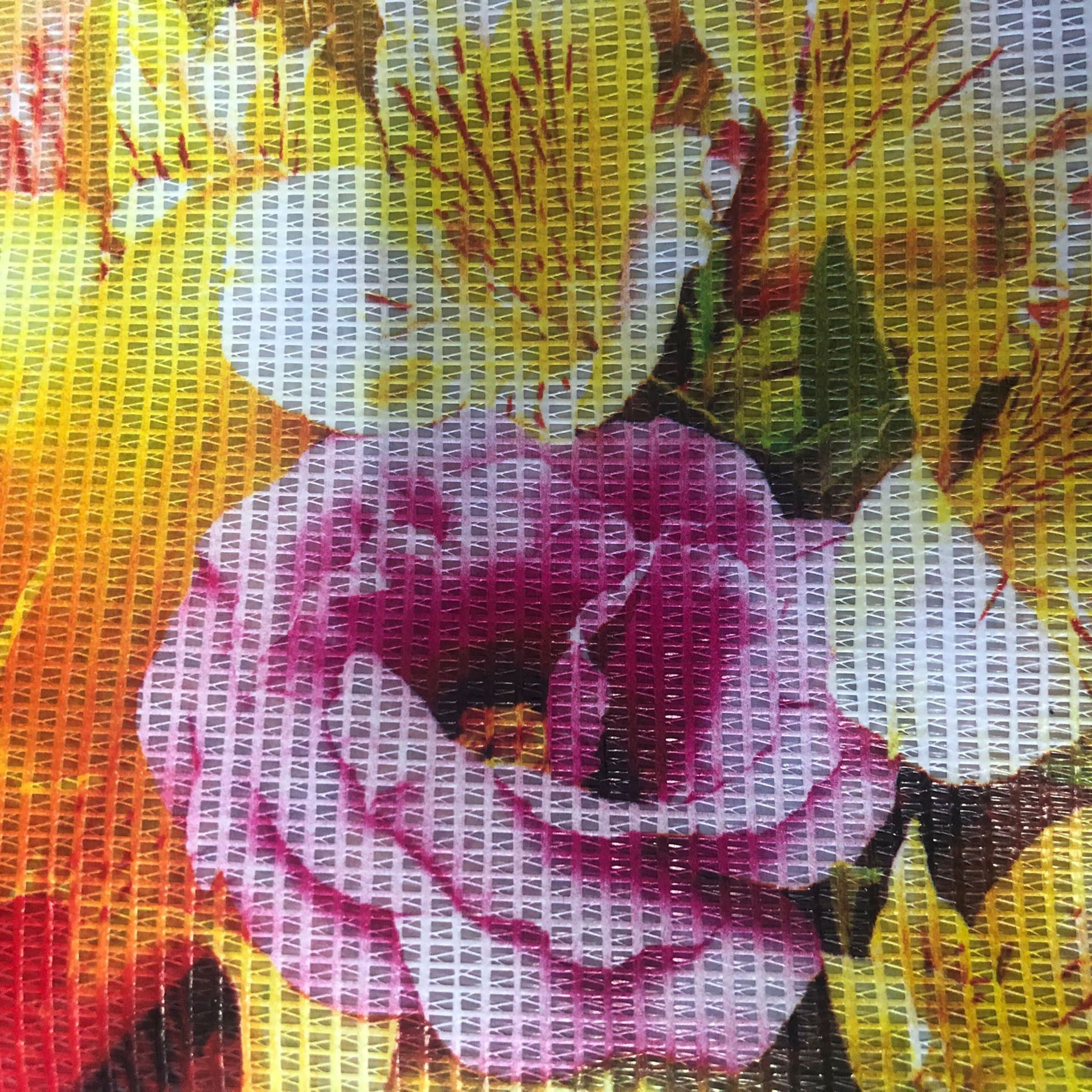 上海喷绘专业高强度阻燃网格布双面高清网格布写真喷绘pvc网格布