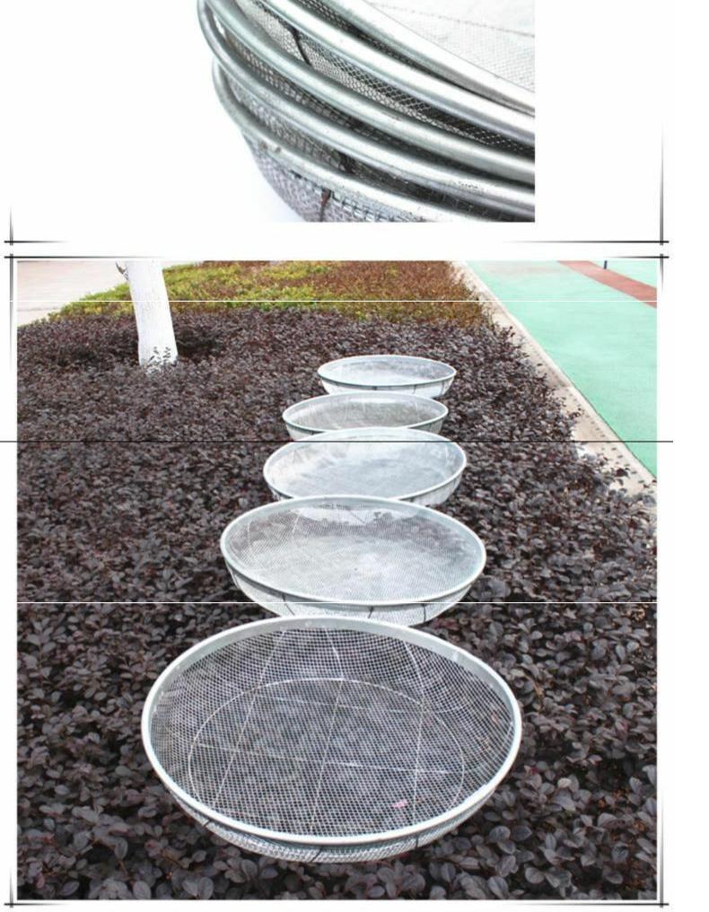 定做沙子漏盆网罗密纹过滤筛炸物沙网土工隔渣石子泥土网面网筐箩