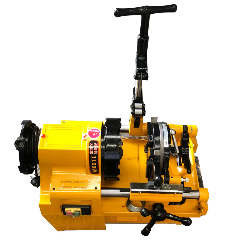 电动切管套丝机大功率高速机水管燃气管车丝机多功能管道绞丝虎工