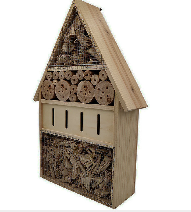 厂家直销木质昆虫窝蝴蝶屋原木昆虫室蝴蝶窝
