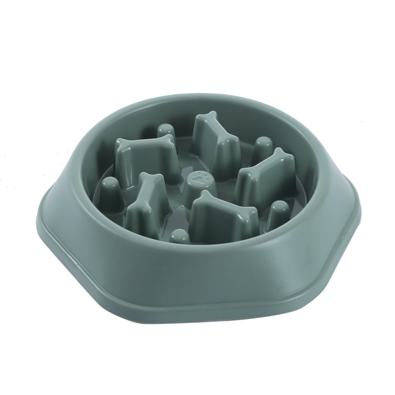 Anti-Choke Slow Feeding Bowl Wholesale Factory Anti-Tumble Bone Dog Bowl Household Wind Bone Anti-Choke Slow Feeding Bowl Pet Supplies