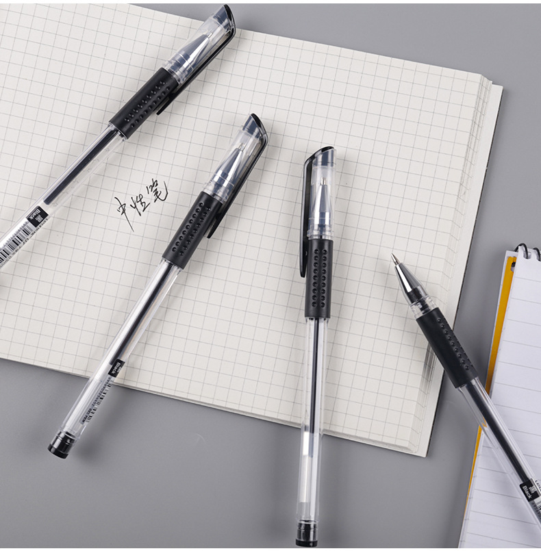 乐炫欧标0.5mm子弹头中性笔水笔 学生文具办公用品签字笔厂家批发