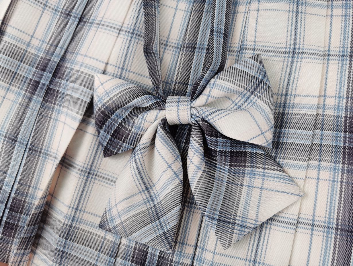 【白夜霓虹】日系jk制服百褶裙入他怀暗袋定位线42cm