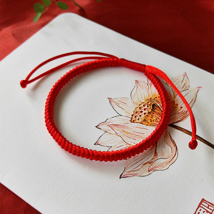 平安扣手绳半成品如意结手绳护身平安绳简约手链手绳