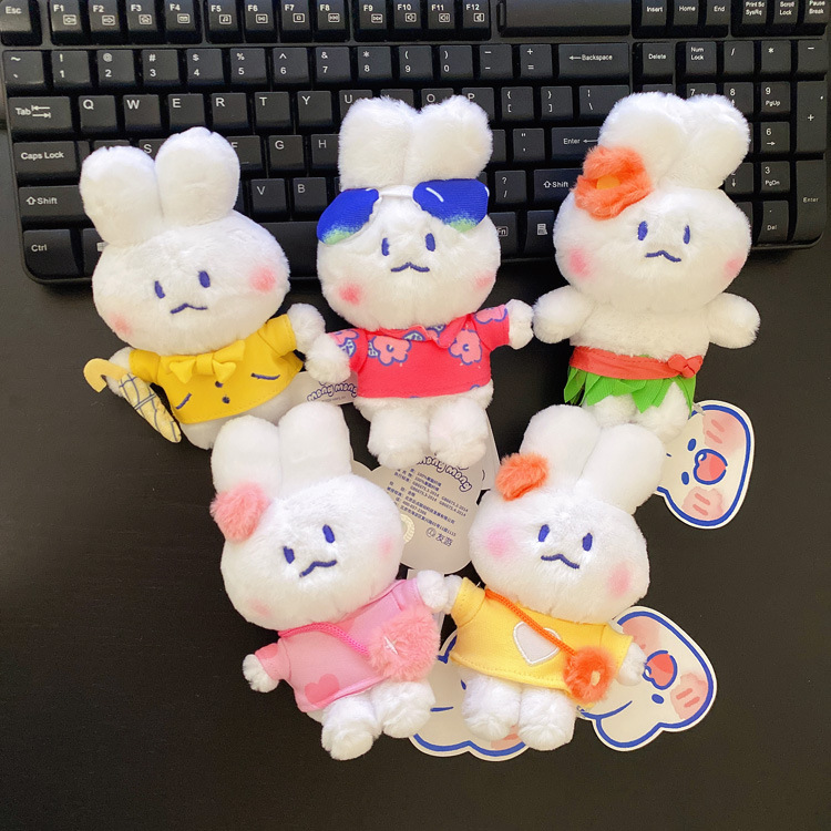 韩国mongmong兔软萌兔包包挂件ins风可爱少女萌软妹情侣包包挂饰