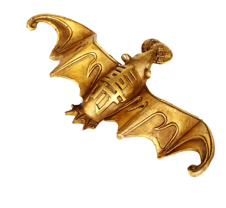 批发铜器黄铜工艺品福寿双全蝙蝠饰品摆设饰品礼品家居用品