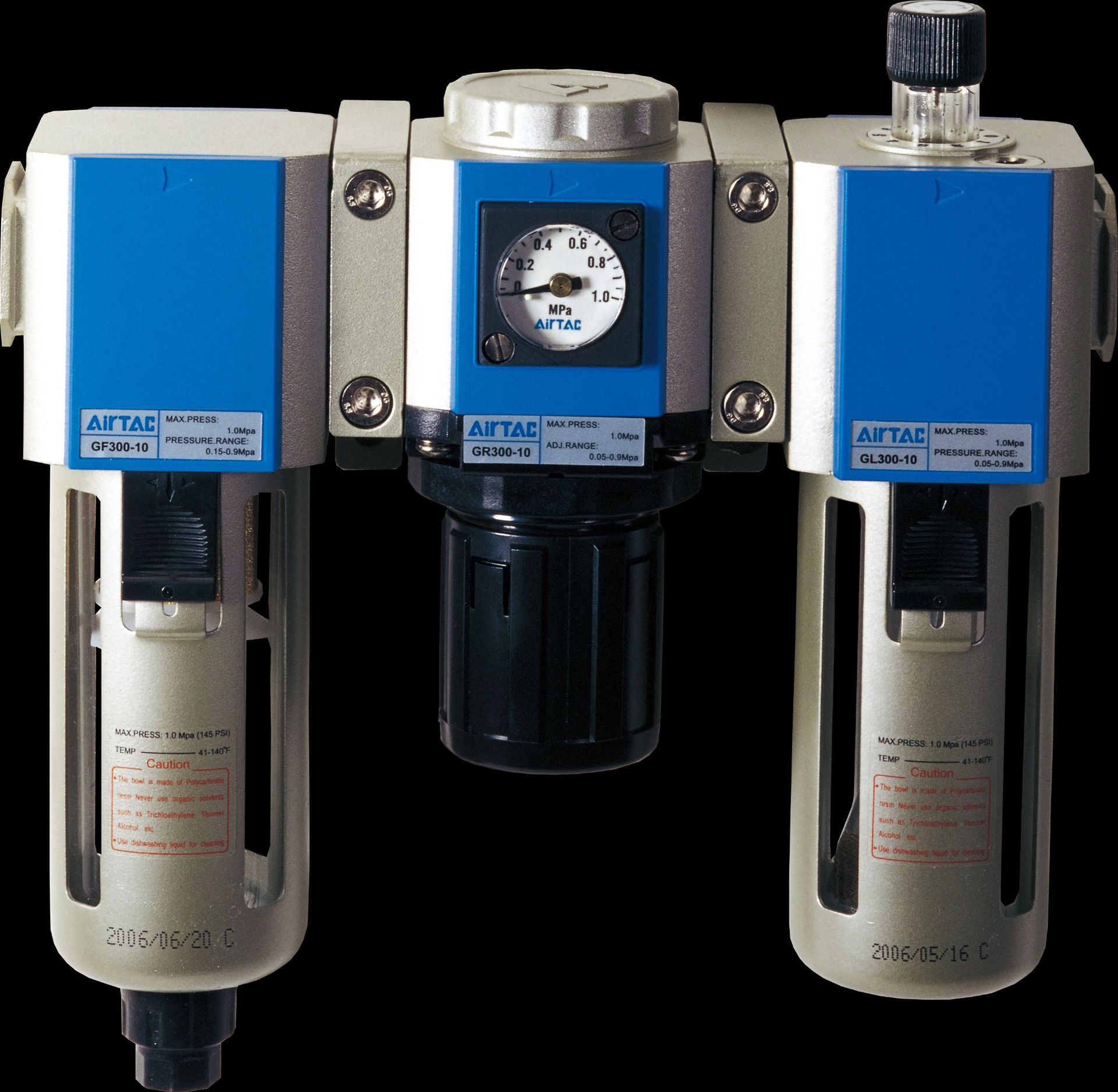 亚德客气源处理器过滤器调压阀 三联体gc/bc/ac2000/3000/4000