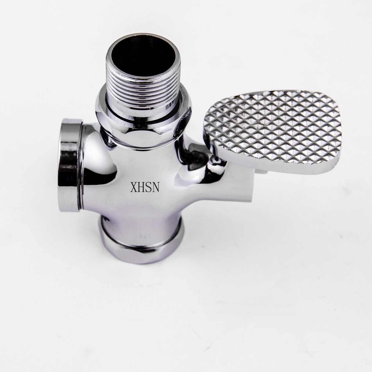 厂家直销铜脚踩式蹲便器冲水阀脚踏延时自闭冲洗阀厕所公共场所用