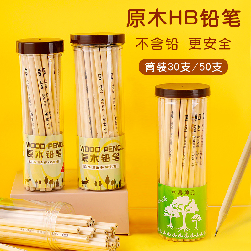 Hb Pencil Wholesale Pupils' Stationery Supplies 100 Barrel Kindergarten Children Daily Writing Pencil Pencil Wholesale