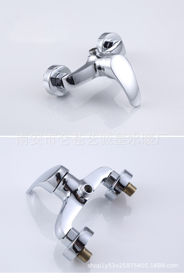 中国水暖城厂家批发合金太子淋浴暗装淋浴冷热淋浴混水阀淋浴