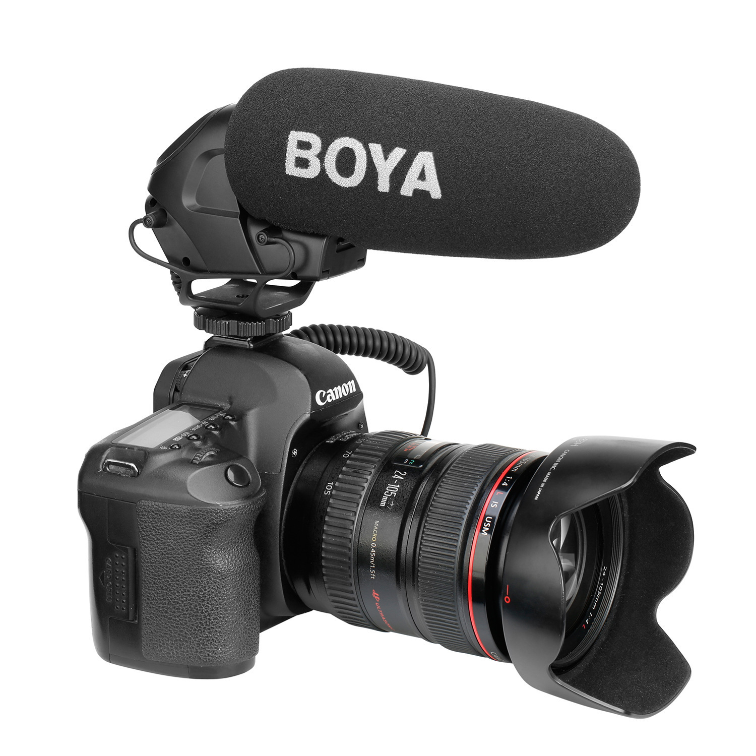 boya(博雅) by-bm3030 枪式话筒麦克风指向性摄影枪麦罗德rode