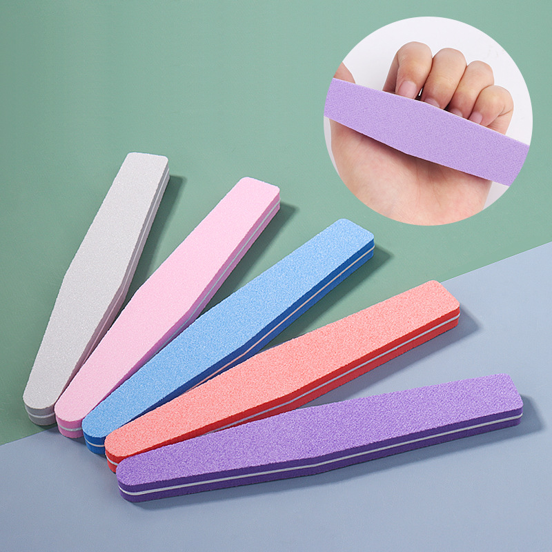 菱形加厚美甲双面打磨搓条100砂/180砂修甲卸甲磨甲砂条锉指甲锉