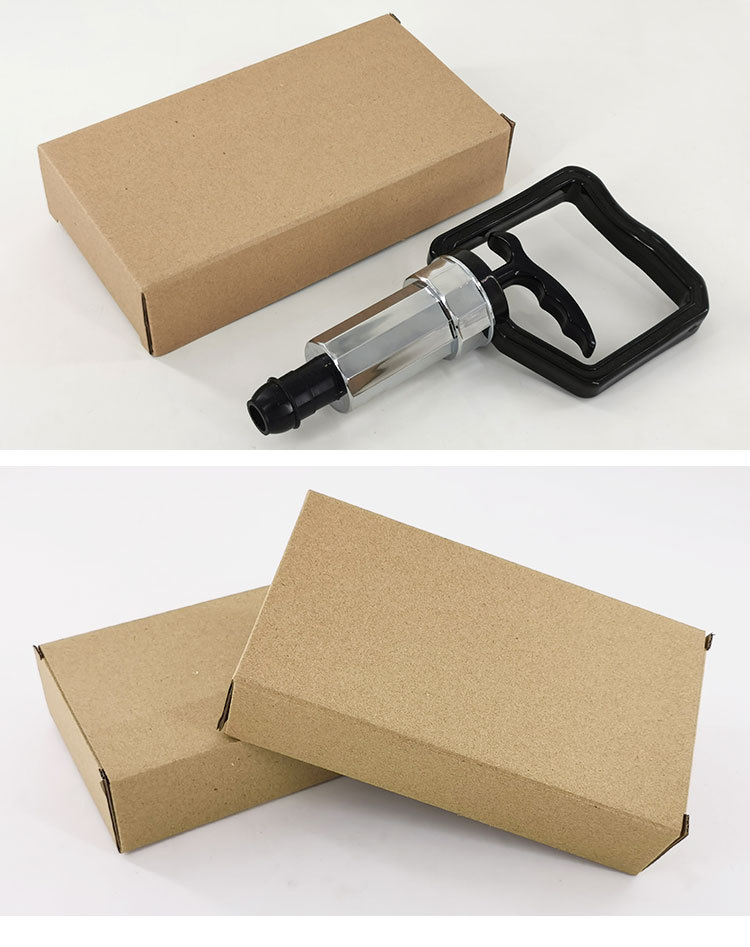 厂家直批生产不锈钢拔罐器配件 大号abs真空枪手柄枪抽气枪拔罐枪