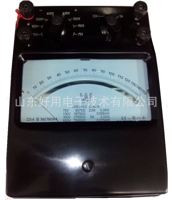 单相低功率因数功率表d34w