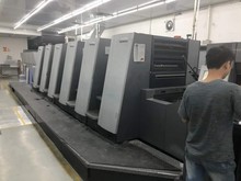 海德堡印刷机2013年XL75一6 UV F大4开6色印胶片金银卡印刷机