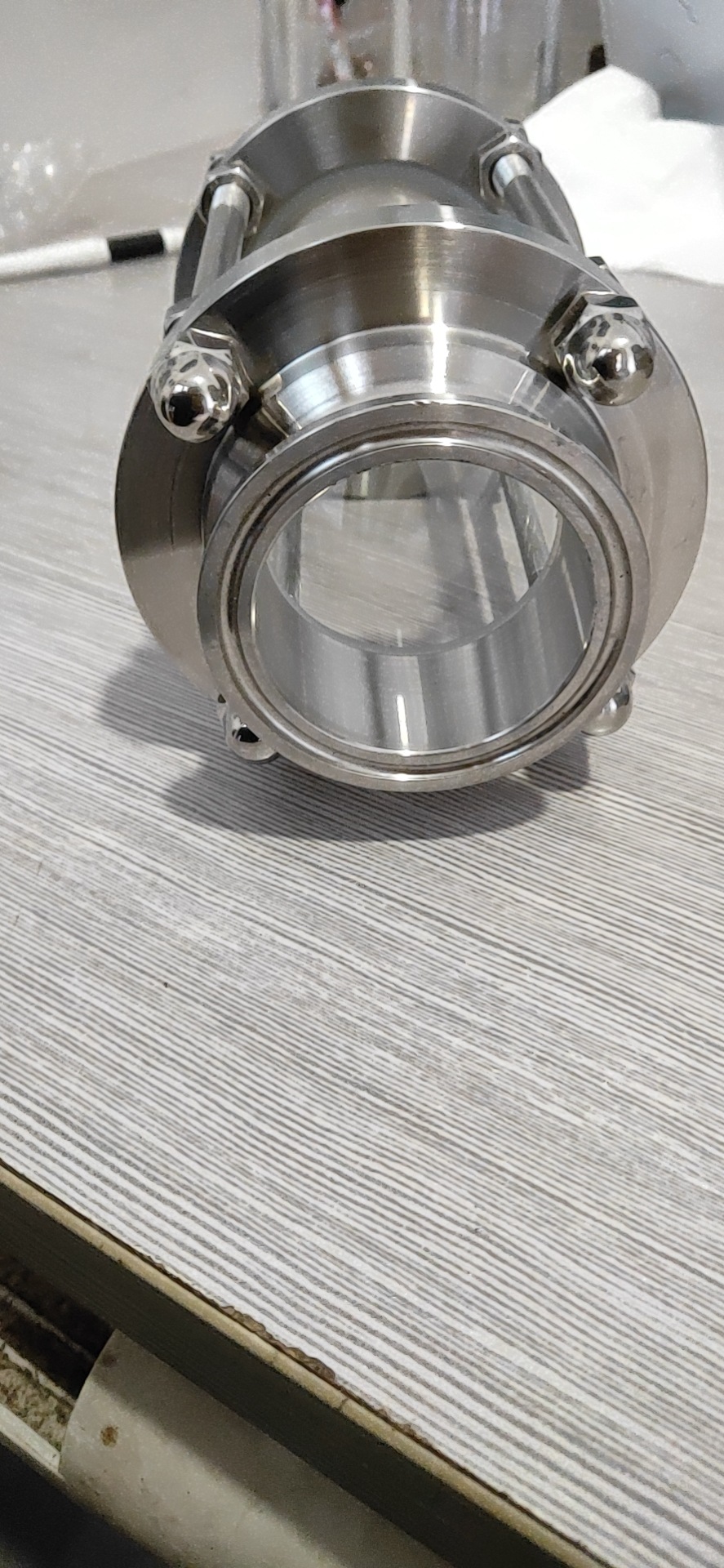 304卫生食品级快装视镜不锈钢管道视盅卡箍式直通视镜25 38 51 63