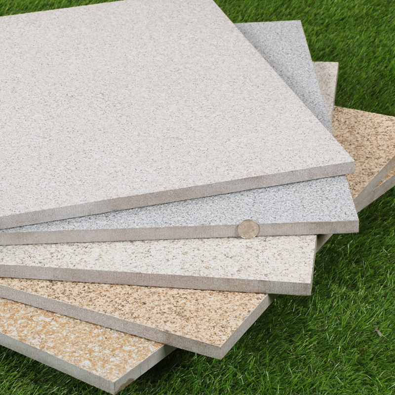 石英石砖庭院室外地板幕墙厚砖别墅园林防滑火烧面户外600*600