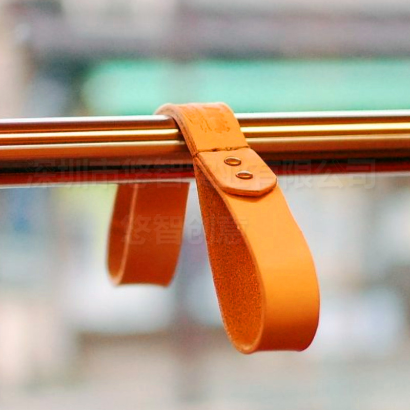 厂家定制皮革公交客车大巴地铁乘客安全吊环拉手扶手管拉环