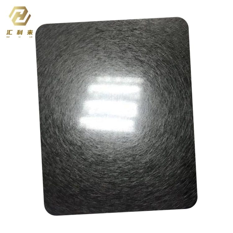 和文黑色不锈钢板 哑光拉丝乱纹不锈钢无指纹水电镀黑钢装饰板