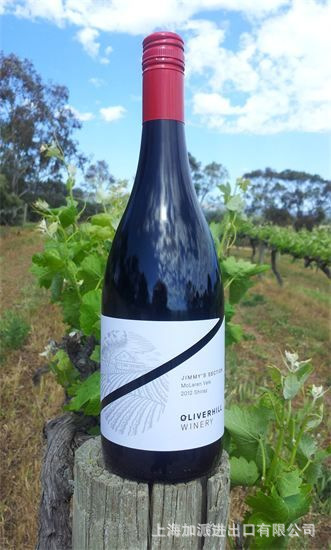 澳洲奥利佛酒庄克拉兰顿西拉干红葡萄酒oliverhill winery