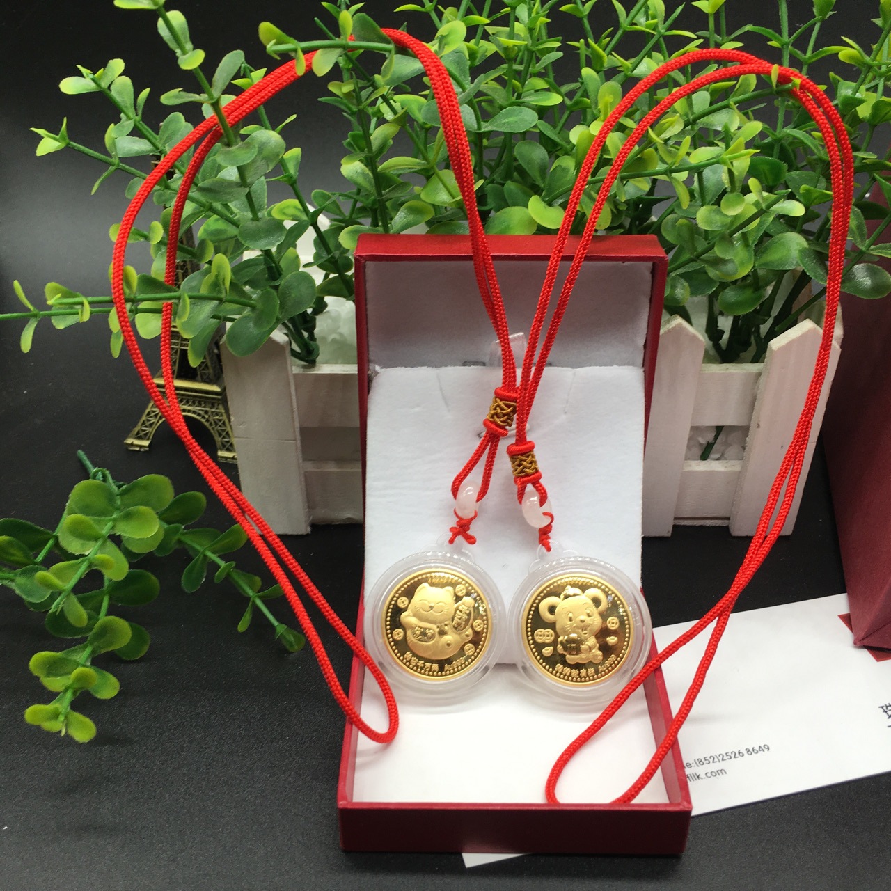 时来运转吊坠黄金