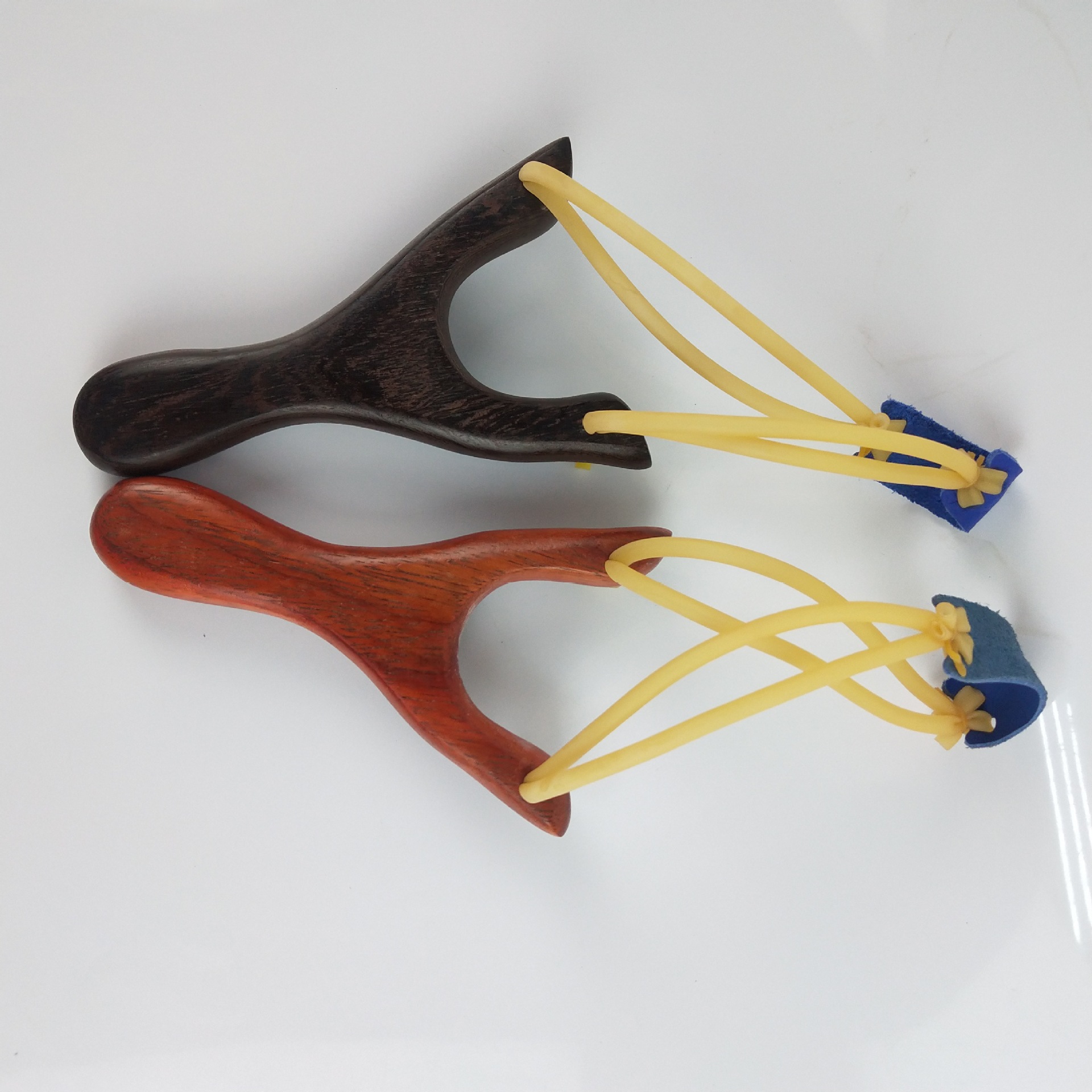 鸡翅木弹弓 实木制弹弓红木 红花梨户外弹弓 儿童玩具弹弓