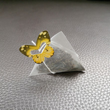 苏州蝴蝶异形茶包尼龙立体三角包袋泡茶代加工
