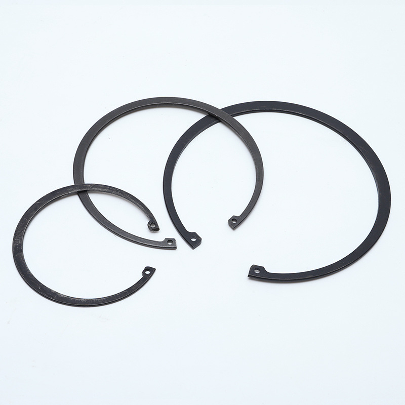 厂家供应孔用卡簧 碳钢黑色c型卡簧内外孔用轴用弹性卡环卡黄卡圈