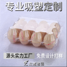 【源头工厂】生鸡蛋包装透明吸塑托盘 透明PET内托底托 吸塑包装