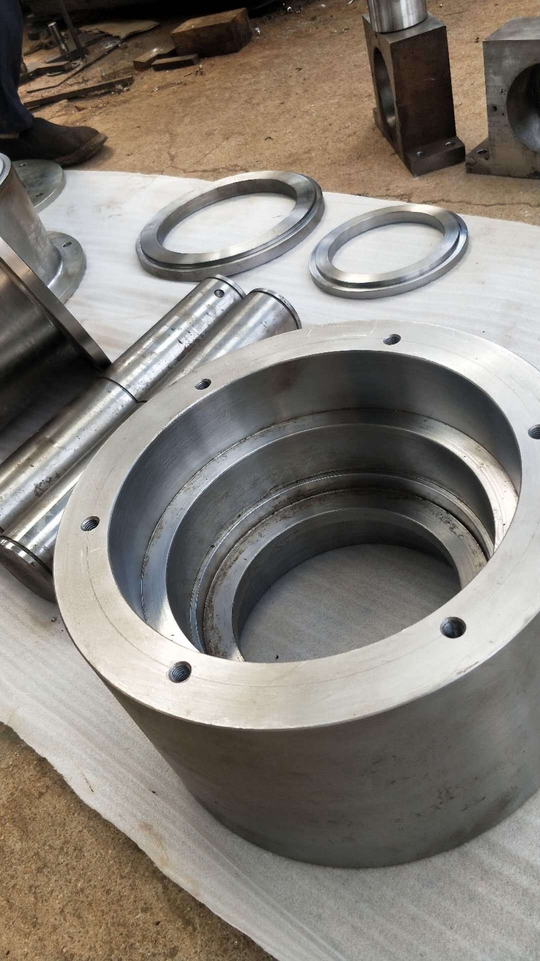 定制加工非标法兰器械青岛厂家供应五金连接件可咨询