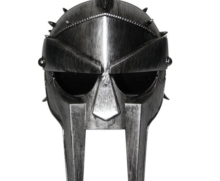 塑料新款双牙罗马帽加冠 斯巴达勇士头盔帽子 万圣节影视影楼派对